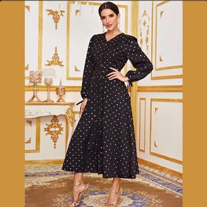 🆕◼️✨ Gold Dot A-Line Dress✨◼️